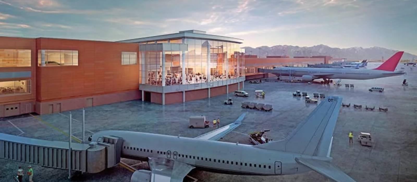 Salt Lake City International Airport concourse